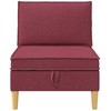 Sofa su saugojimu Audinys