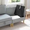 Sofa su saugojimu Audinys