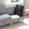 Sofa su saugojimu Audinys