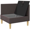 Sofa su saugojimu Audinys