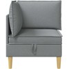 Sofa su saugojimu Audinys