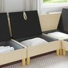 Sofa su saugojimu Audinys
