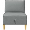 Sofa su saugojimu Audinys