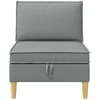 Sofa su saugojimu Audinys