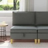Sofa su saugojimu Audinys