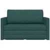 Sofa lova Tamsiai žalia 124 x 71 x 78 cm audinys