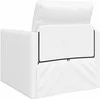 Sofa lova 60cm Balta Dirbtinė Oda