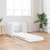 Sofa lova 60cm Balta Dirbtinė Oda