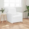 Sofa lova 60cm Balta Dirbtinė Oda