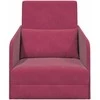 Sofa lova Vyno raudona 65 x 80 x 83 cm Aksomas