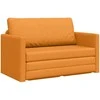 Sofa lova 110cm Tamsiai geltona audinys