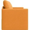 Sofa lova 110cm Tamsiai geltona audinys