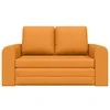 Sofa lova 60cm Tamsiai geltona audinys