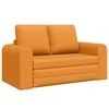 Sofa lova 60cm Tamsiai geltona audinys