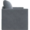Sofa lova Tamsiai pilka 124 x 71 x 78 cm Aksomas