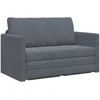 Sofa lova Tamsiai pilka 124 x 71 x 78 cm Aksomas