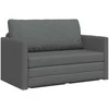 Sofa lova 110cm Tamsiai pilka audinys