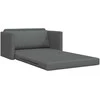 Sofa lova 110cm Tamsiai pilka audinys