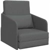 Sofa lova Tamsiai pilka 65 x 80 x 83 cm audinys