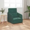 Sofa lova Tamsiai žalia 65 x 80 x 83 cm Aksomas