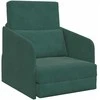 Sofa lova Tamsiai žalia 65 x 80 x 83 cm Aksomas