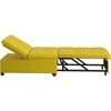 Sofa lova Geltona 194 x 67 x 82 cm Aksomas