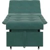 Sofa lova Tamsiai žalia 194 x 67 x 82 cm Aksomas