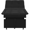 Ištraukiama sofa-lova Juodas 194 x 67 x 82 cm Mikropluoštas