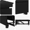 Ištraukiama sofa-lova Juodas 194 x 67 x 82 cm Mikropluoštas