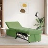 Sofa lova Šviesiai žalia 194 x 67 x 82 cm Aksomas