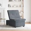 Sofa lova Tamsiai pilka 194 x 67 x 82 cm Aksomas