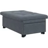 Sofa lova Tamsiai pilka 194 x 67 x 82 cm Aksomas