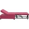 Sofa lova Vyno raudona 194 x 67 x 82 cm Aksomas