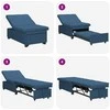 Ištraukiama sofa-lova Mėlyna 194 x 50 x 82 cm audinys