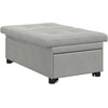 Ištraukiama sofa-lova Šviesiai pilka 194 x 67 x 82 cm