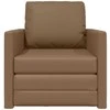 Sofa lova Kapučino 74 x 77 x 81 cm Dirbtinė Oda