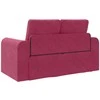 Sofa lova Vyno raudona 148 x 71 x 83 cm Aksomas