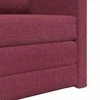 Sofa lova Vyno raudona 74 x 77 x 81 cm audinys