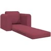 Sofa lova Vyno raudona 98 x 71 x 83 cm audinys