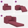 Sofa lova Vyno raudona 98 x 71 x 83 cm audinys