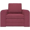 Sofa lova Vyno raudona 98 x 71 x 83 cm audinys
