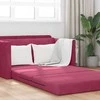 Sofa lova Vyno raudona 124 x 71 x 78 cm Aksomas