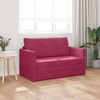 Sofa lova Vyno raudona 124 x 71 x 78 cm Aksomas
