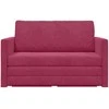 Sofa lova Vyno raudona 124 x 71 x 78 cm Aksomas