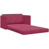 Sofa lova Vyno raudona 124 x 71 x 78 cm Aksomas