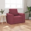 Sofa lova Vyno raudona 98 x 71 x 83 cm audinys