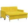 Sofa lova Geltona Audinys