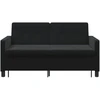 Sofa lova Juoda Audinys