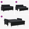 Sofa lova Juoda Audinys