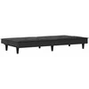 Sofa-lova, juodos spalvos, audinys